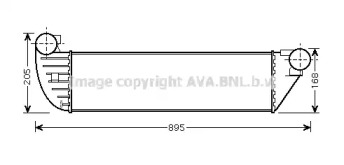AVA QUALITY COOLING rta4397 -  Интеркулер